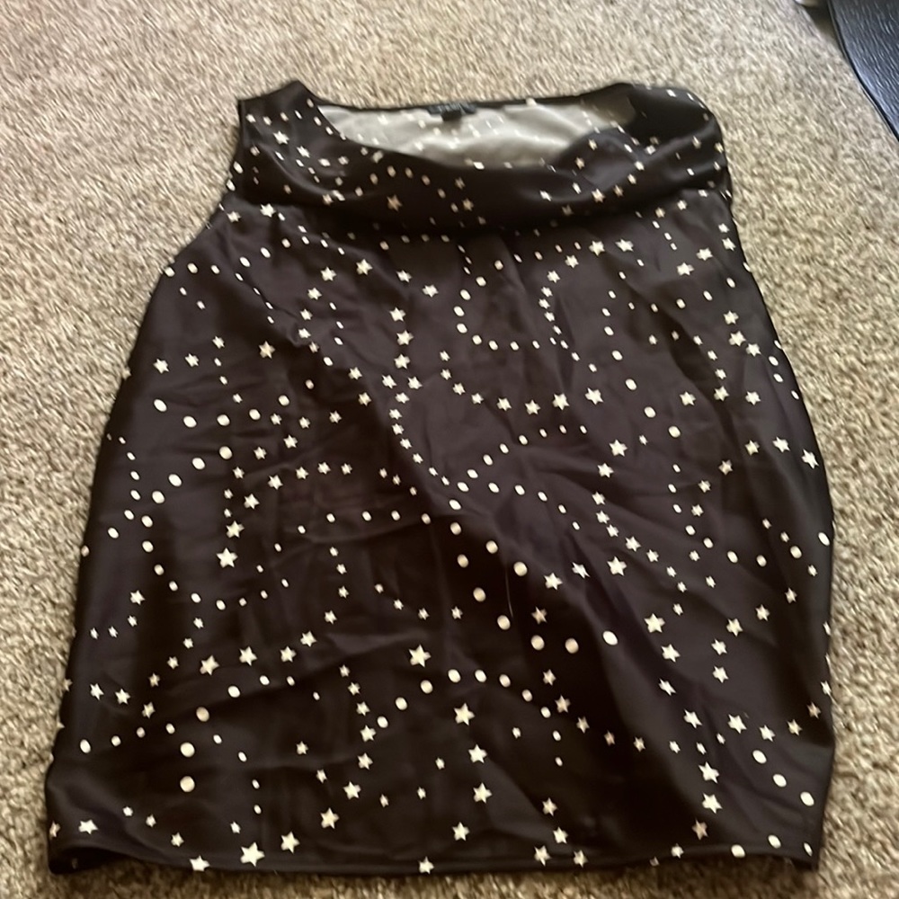 STARS!!! Anne Taylor stars blouse -L